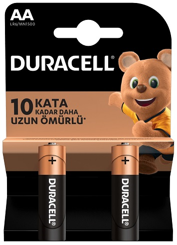 DURACELL PİL 2 Lİ AA KALEM- 