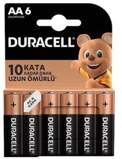 DURACELL PİL 6 LI AA KALEM- 