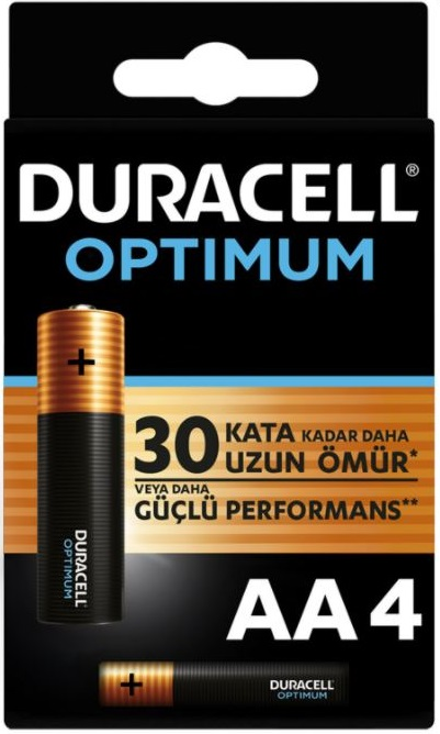 DURACELL PİL OPTIMUM 4 LÜ AA KALEM- 