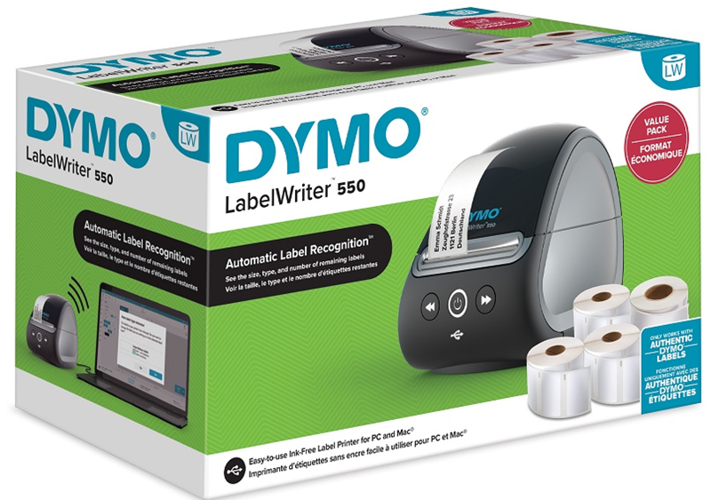 DYMO ETİKET MAKİNESİ LABEL WRITER 550 PROMOSYONLU 2147591 (4 RULO ETİKET HEDİYE)- 