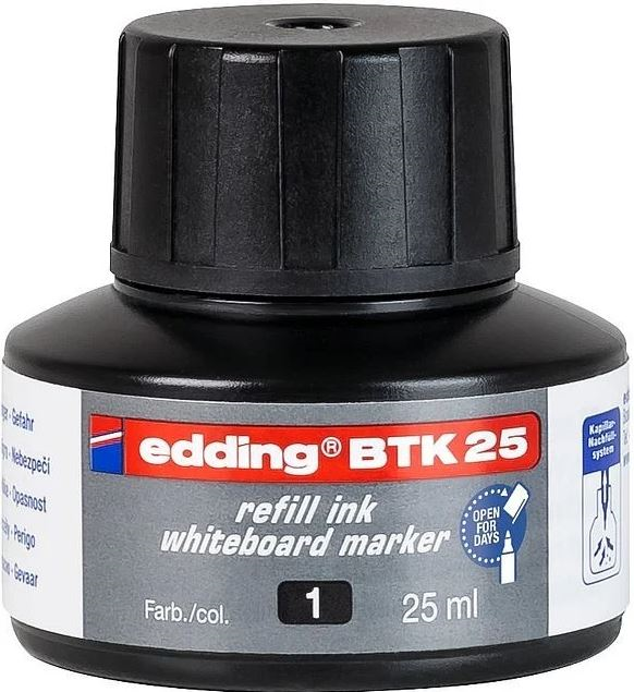 EDDING BEYAZ TAHTA MÜREKKEBİ 25 ML E-BTK25 SİYAH - 