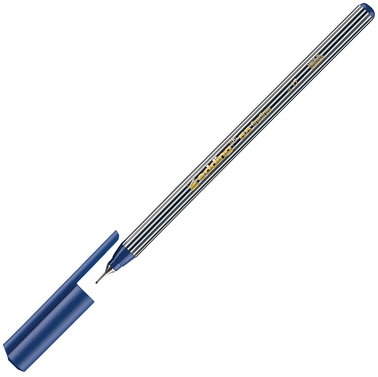 EDDING FINE PEN E-55 ÇELİK MAVİSİ- 