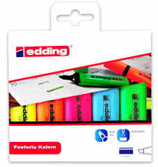 EDDING FOSFORLU KALEM E-344 5 Lİ POŞET- 