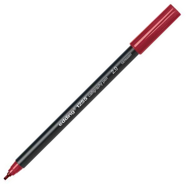 EDDING KALİGRAFİ KALEMİ E-1255 2 MM BORDO- 