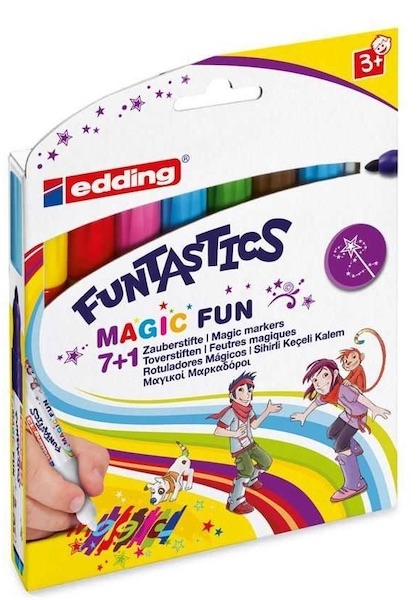 EDDING KEÇELİ KALEM FUNTASTICS SİHİRLİ 8 Lİ (7+1) E-13K899- 