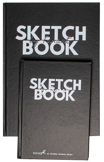 FANART SKETCH BOOK ACADEMY A4 SİYAH 80GR 96YP 8692.A4- 