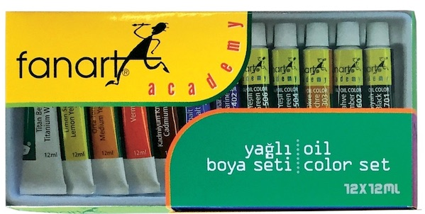 FANART YAĞLI BOYA SETİ ACADEMY 12X12 ML 12999.121- 