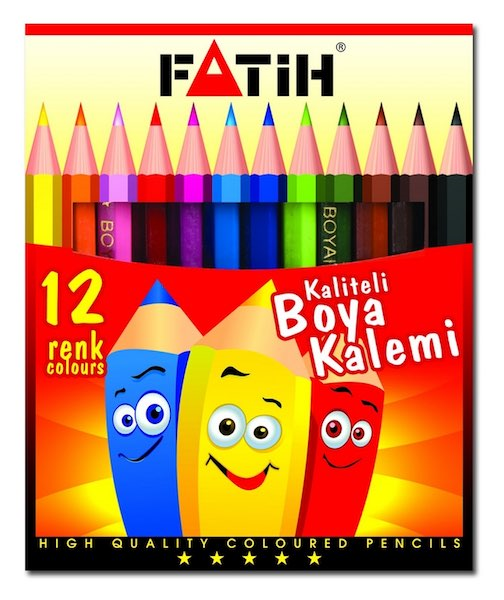 FATİH KURUBOYA 12 RENK 1/2 BOY 33012- 