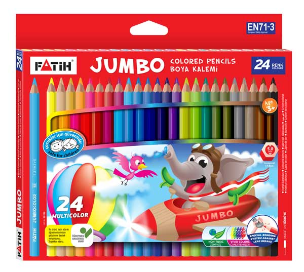 FATİH KURUBOYA JUMBO 24 RENK TAM BOY 33350- 