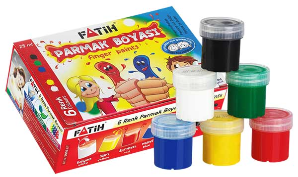 FATİH PARMAK BOYASI 6 RENK 50021- 