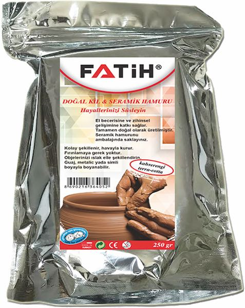 FATİH SERAMİK HAMURU 250 GR KAHVE 36405- 