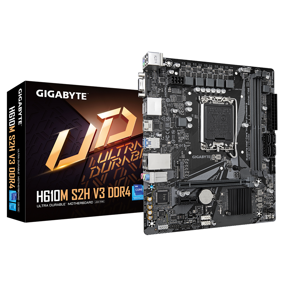 GIGABYTE H610M S2H V3 DDR4 3200MHZ M.2 HDMI 1700P