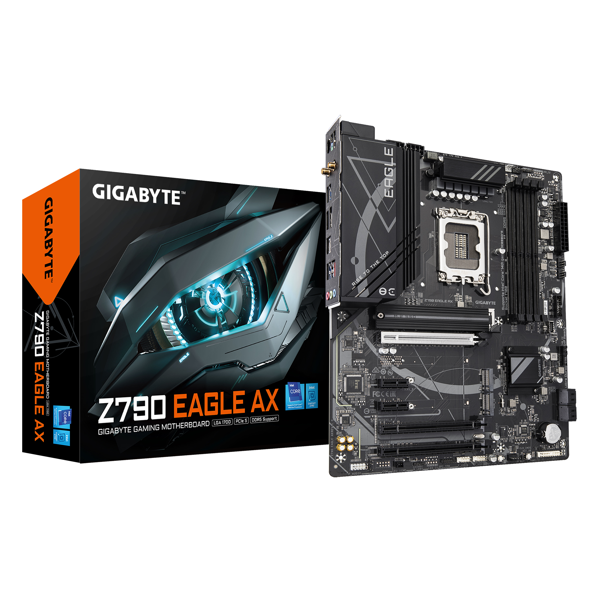 GIGABYTE Z790 EAGLE AX DDR5 7600MHZ(OC) M.2 1700P