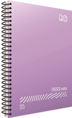 GIPTA DEFTER EKO FRESCO A4 SPİRALLİ PP KAPAK 80 YP. ÇİZGİLİ 4899- 