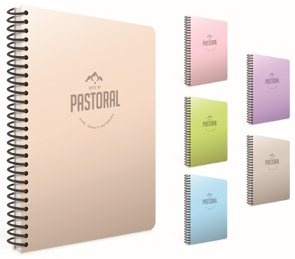 GIPTA DEFTER PASTORAL A4 SPİRALLİ PP KAPAK 144 YP. KARELİ 5551- 