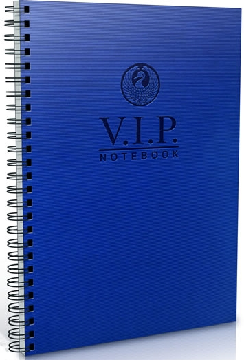 GIPTA DEFTER VIP 17x24 SPİRALLİ DERİ KAPAKLI 140 YP. ÇİZGİLİ 1082- 