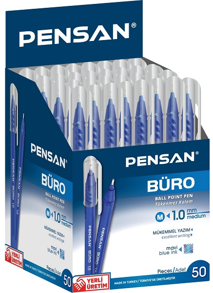 HB PENSAN BÜRO TÜKENMEZ 1MM 2270 MAVİ 50 Lİ- 