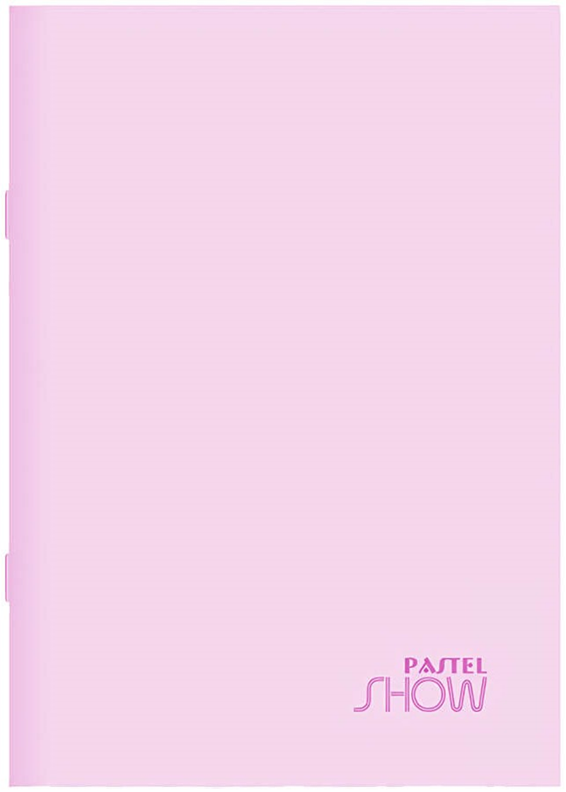 KESKİN DEFTER PASTEL SHOW A4 PP KAPAK DİKİŞLİ 40 YP. ÇİZGİLİ 324601-99- 