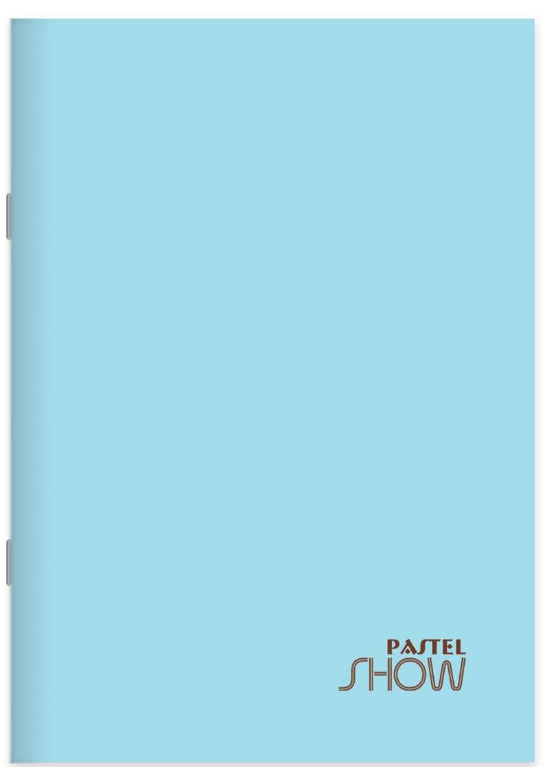 KESKİN DEFTER PASTEL SHOW A4 PP KAPAK DİKİŞLİ 80 YP. KARELİ 324622-99 