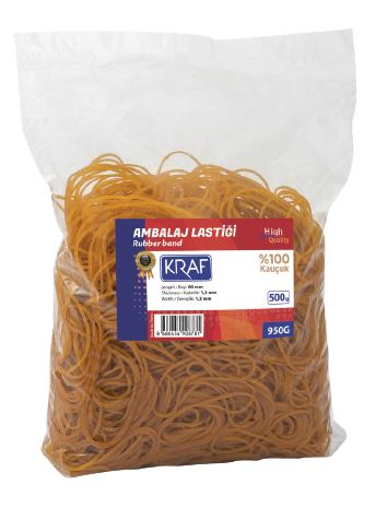 KRAF AMBALAJ LASTİĞİ %100 KAUÇUK 500g 950G- 