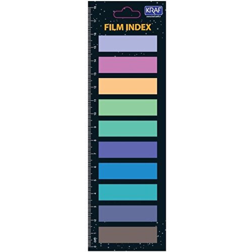 KRAF INDEX FILM (PP) 13x44MM 10 RENK X 20YP 51246- 