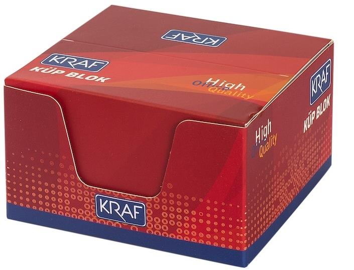 KRAF KÜP BLOK BEYAZ 8x8cm 115G - 