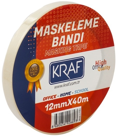 KRAF MASKELEME BANDI 12MMX40M 4012G- 