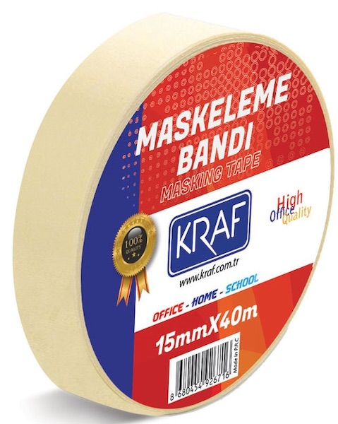 KRAF MASKELEME BANDI 15MMX40M 4015G- 