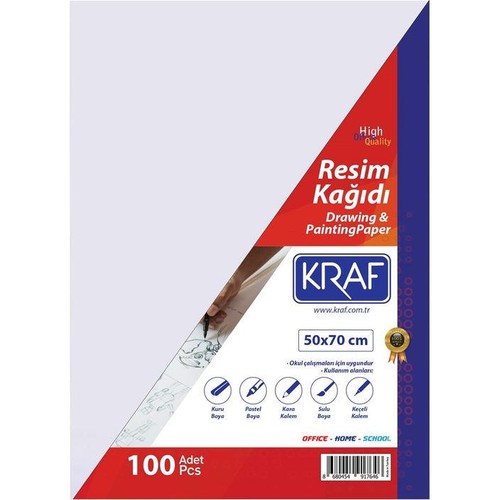 KRAF RESİM KAĞIDI 50x70 100 LÜ- 