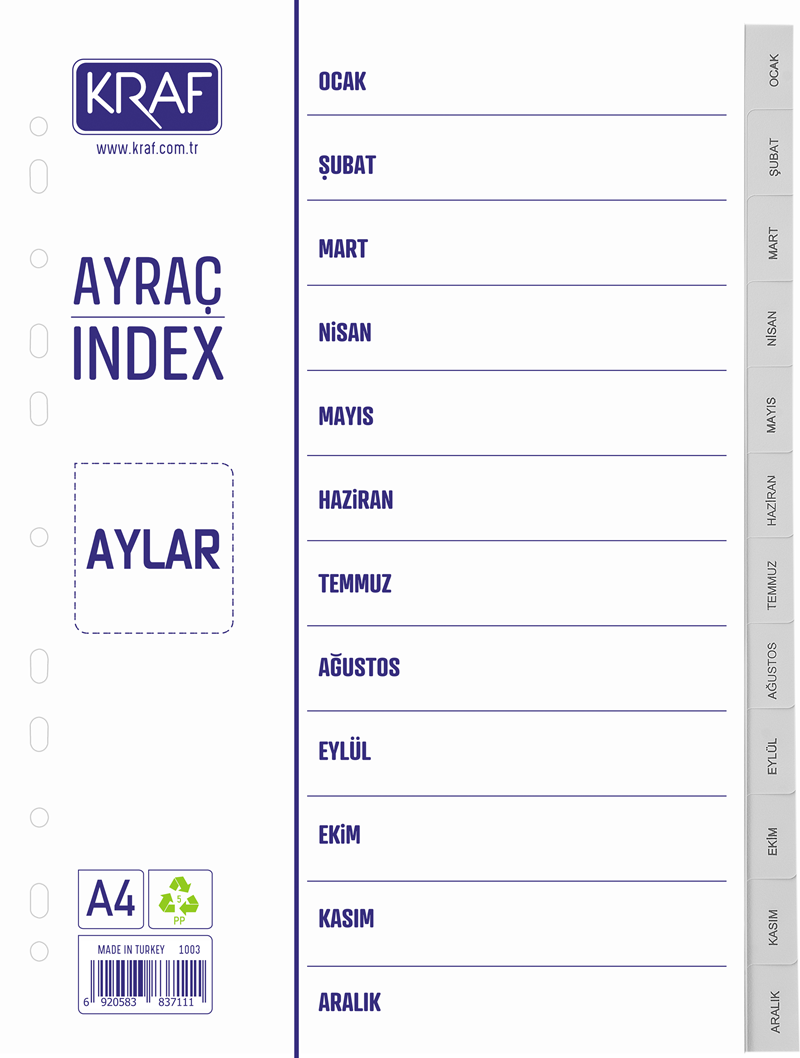 KRAF SEPARATÖR 1003 AYLAR - 