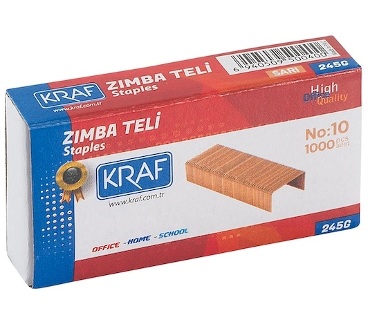 KRAF ZIMBA TELİ NO:10 SARI 1000 Lİ 245G- 