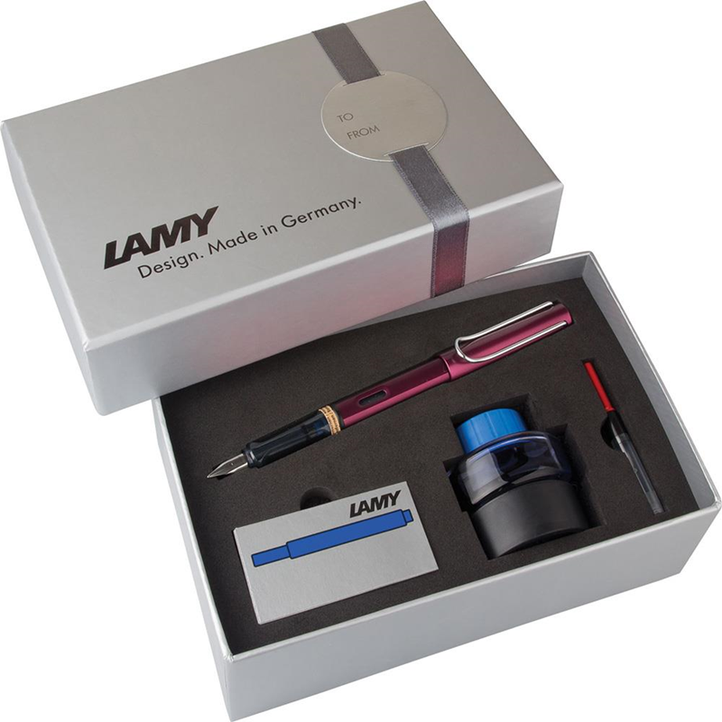 LAMY DOLMA KALEM AL STAR MÜREKKEP+KARTUŞ+PİSTON MOR 29DS-M- 