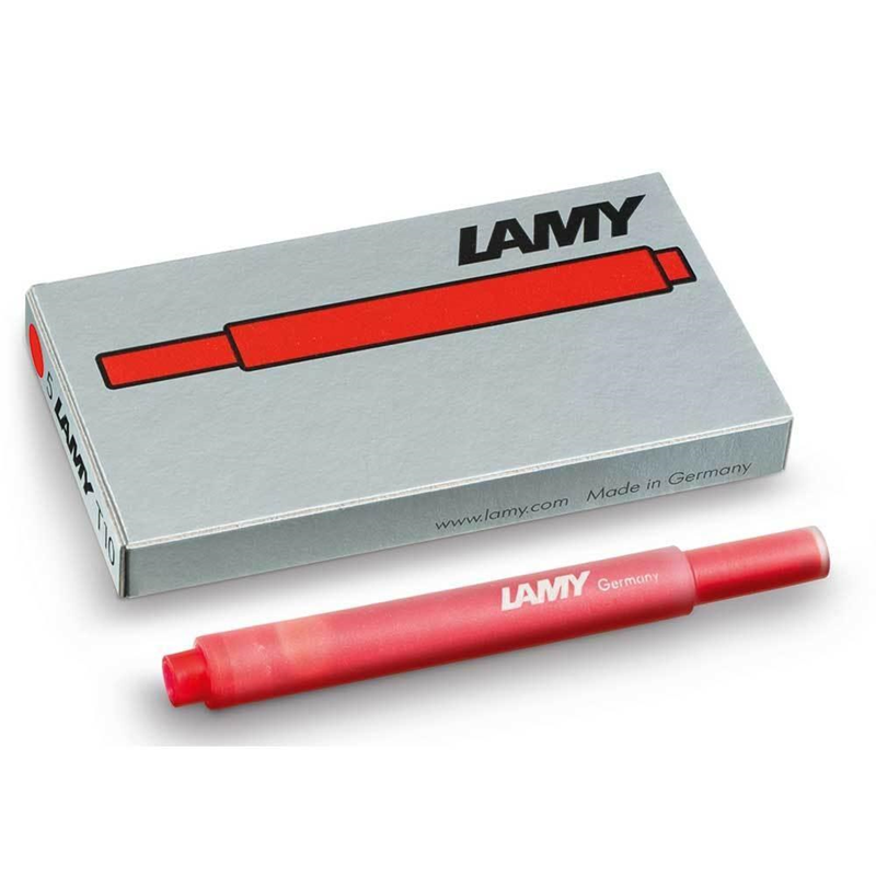 LAMY DOLMA KALEM KARTUŞU KIRMIZI 5Lİ T10K- 