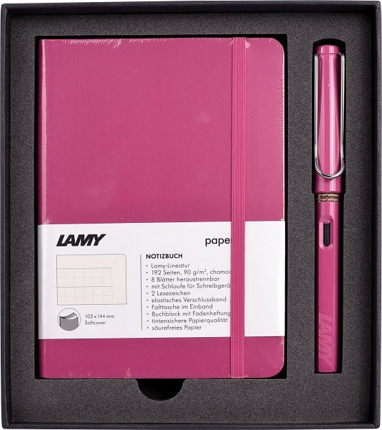 LAMY DOLMA KALEM SET DEFTERLİ PEMBE B4P-13P-M- 