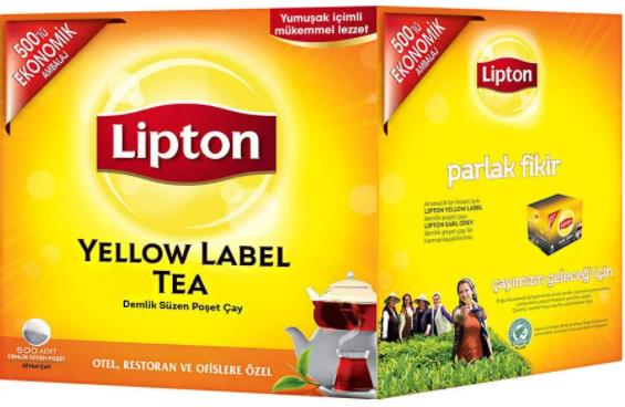 LİPTON DEMLİK POŞET ÇAY 500 LÜ YELLOW LABEL 3,2GR 70007777-69799192- 