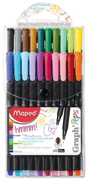 MAPED FINELINER KALEM 20 Lİ KARIŞIK 749151- 