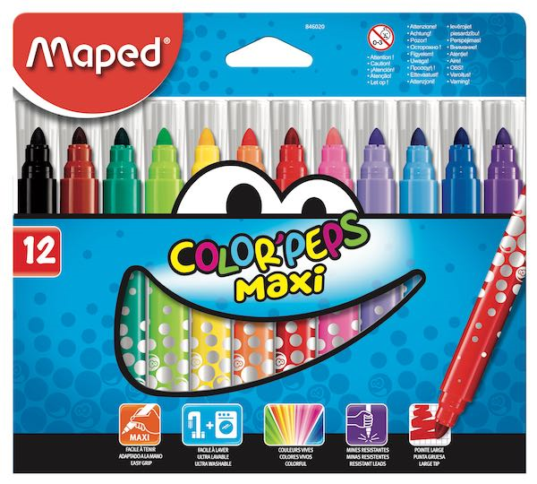 MAPED KEÇELİ KALEM COLOR PEP'S MAXI 12 Lİ 846020- 