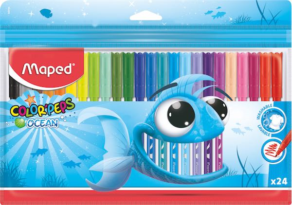 MAPED KEÇELİ KALEM COLOR PEP'S OCEAN 24 Lİ 845722- 