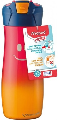 MAPED MATARA PICNIK 580 ML ÇELİK GÜLEN YÜZ PEMBE 871301- 