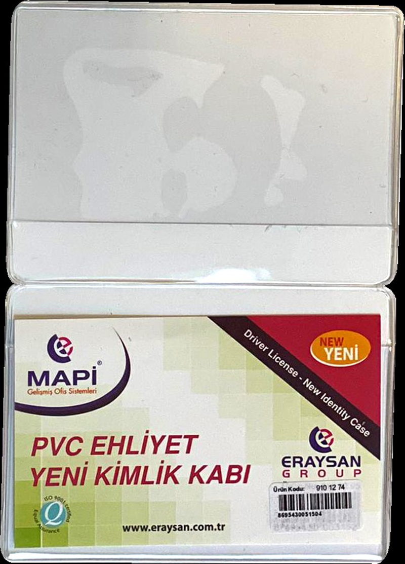 MAPİ EHLİYET KABI KANATLI ŞEFFAF 50 Li 9101273- 