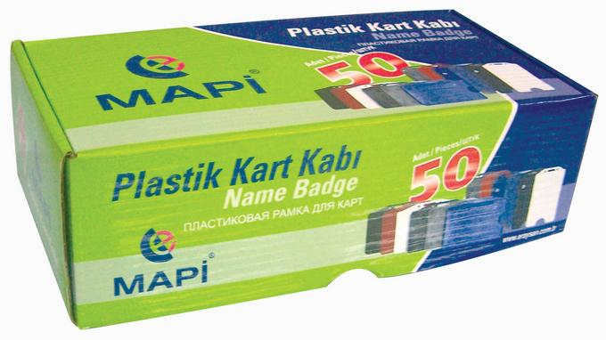 MAPİ KART KABI YATAY KIRMIZI 50Lİ 910 12 03- 