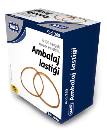 MAS AMBALAJ LASTİĞİ 200GR %100 KAUÇUK MİDİ KT 360- 