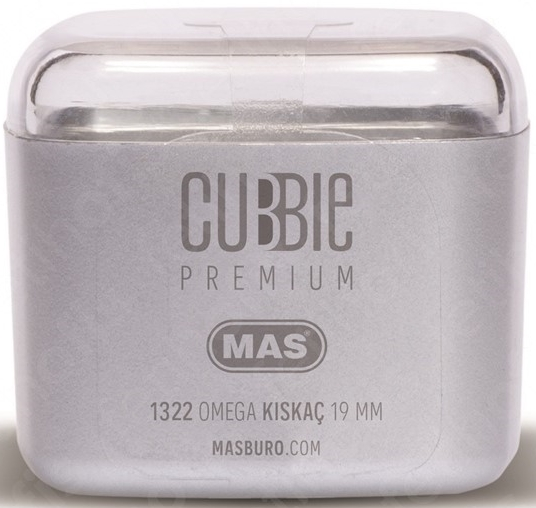 MAS KISKAÇ CUBBIE OMEGA SILVER 19 MM 1322- 