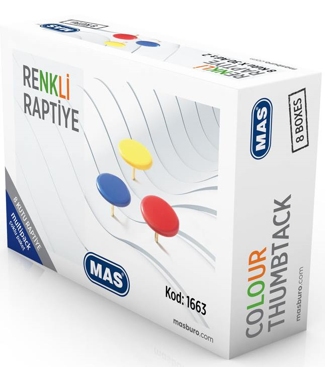 MAS RAPTİYE RENKLİ KARIŞIK PVC KAPLI MULTIPACK 1663- 