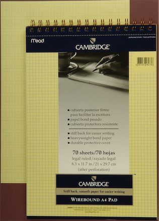 MEAD BLOKNOT CAMBRIDGE A4 SARI 70 YP. KAR. M259880- 