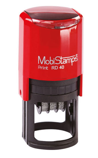 MOBİSTAMPS KAŞE TARİH YUVARLAK RD-40- 