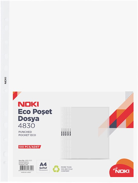 NOKİ POŞET DOSYA ECO 100 LÜ 4830-ECO- 