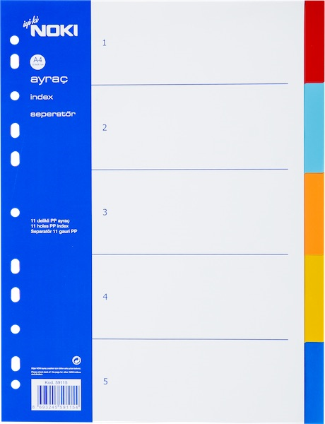 NOKİ SEPERATÖR 2X5 RENK 59125- 