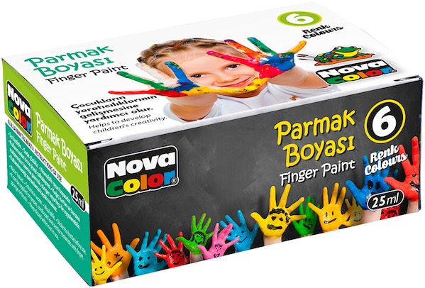 NOVA COLOR PARMAK BOYASI 25CC 6'LI NC-138- 