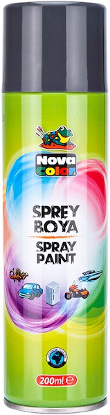 NOVA COLOR SPREY BOYA 200 ML GRİ NC-810- 